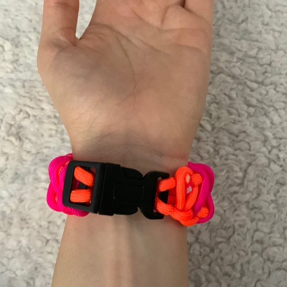 Orange and Pink Paracord Bracelet - Picture 13 of 13